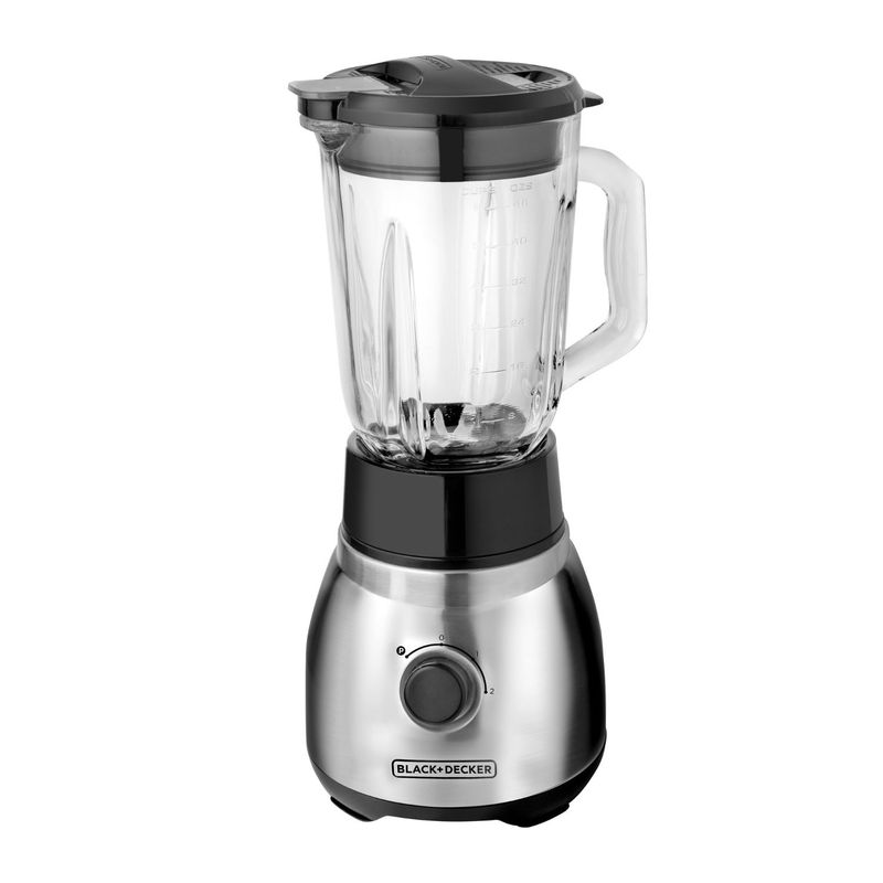 BLACK+DECKER - Licuadora BLACK+DECKER Tricuadora 2 Velocidades 750 Watts con 4 Cuchillas y Jarra de Vidrio BL1650S