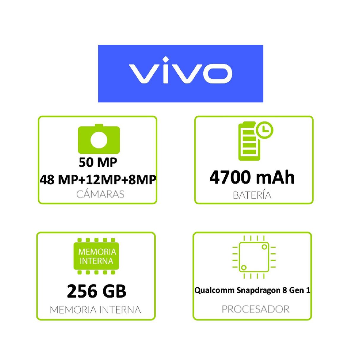 VIVO - Celular Vivo X80 PRO NG 256GB