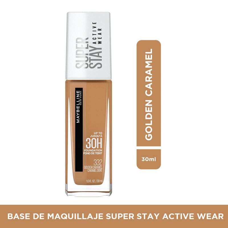 MAYBELLINE - Base de maquillaje Líquida SperStay Full Coverage Natural Beige Active Wear Maybelline 30 ml