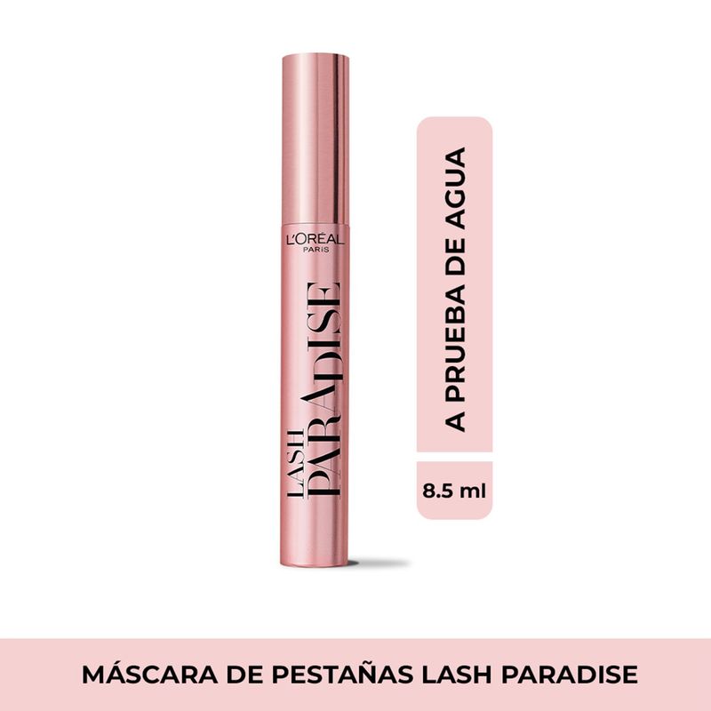 LOREAL PARIS - Pestañina Loreal Paris Air Voluminous Lash Paradise A Prueba de Agua