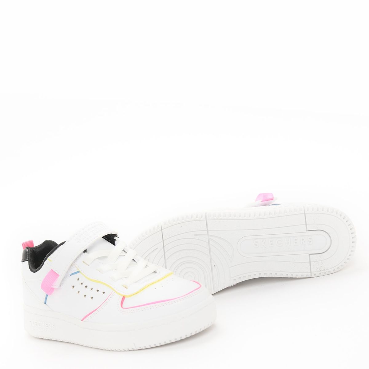 SKECHERS - Tenis Skechers Court Squad Niña