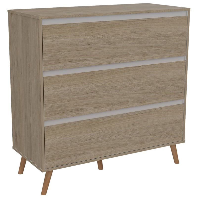 RTA MUEBLES - Cómoda de 3 Cajones 100 x 101.1 x 45 cm RTA Muebles
