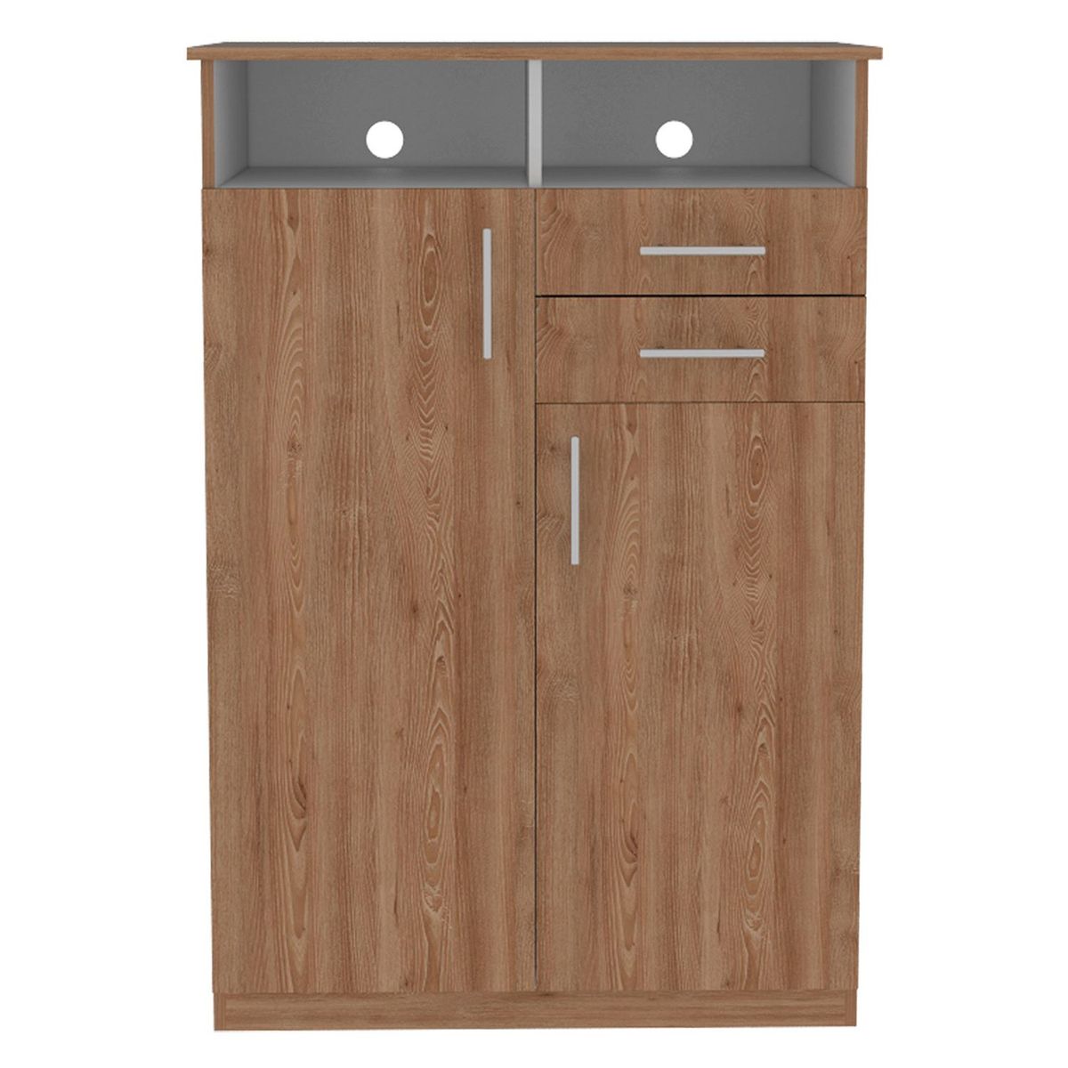 RTA MUEBLES - Closet Moderno en Aglomerado MDP 2 Puertas 2 Cajones 122 x 83 x 53 cm RTA Design  - Mueble