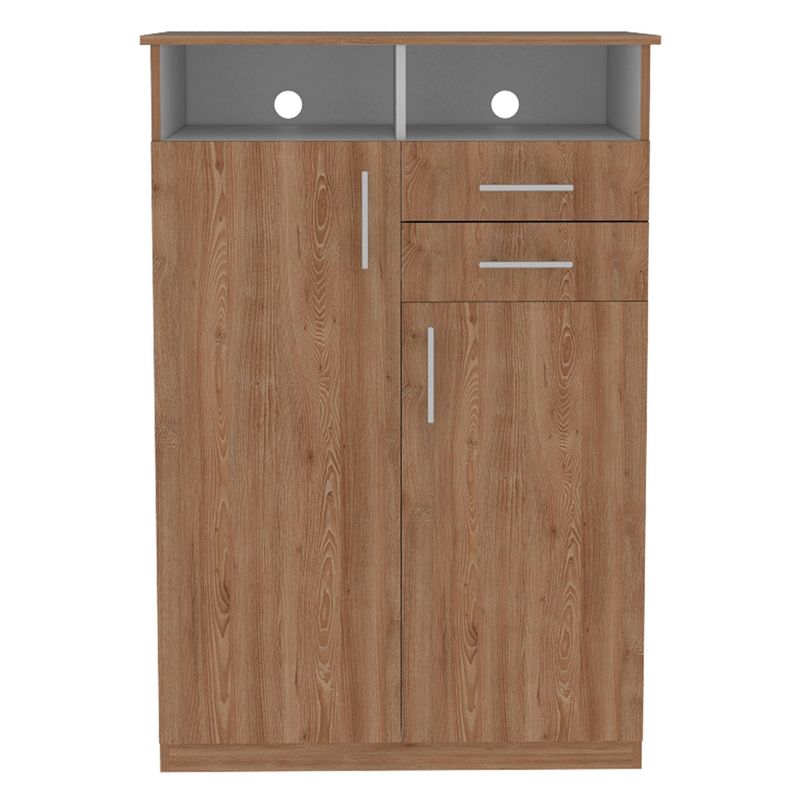 RTA MUEBLES - Closet Moderno en Aglomerado MDP 2 Puertas 2 Cajones 122 x 83 x 53 cm RTA Design  - Mueble