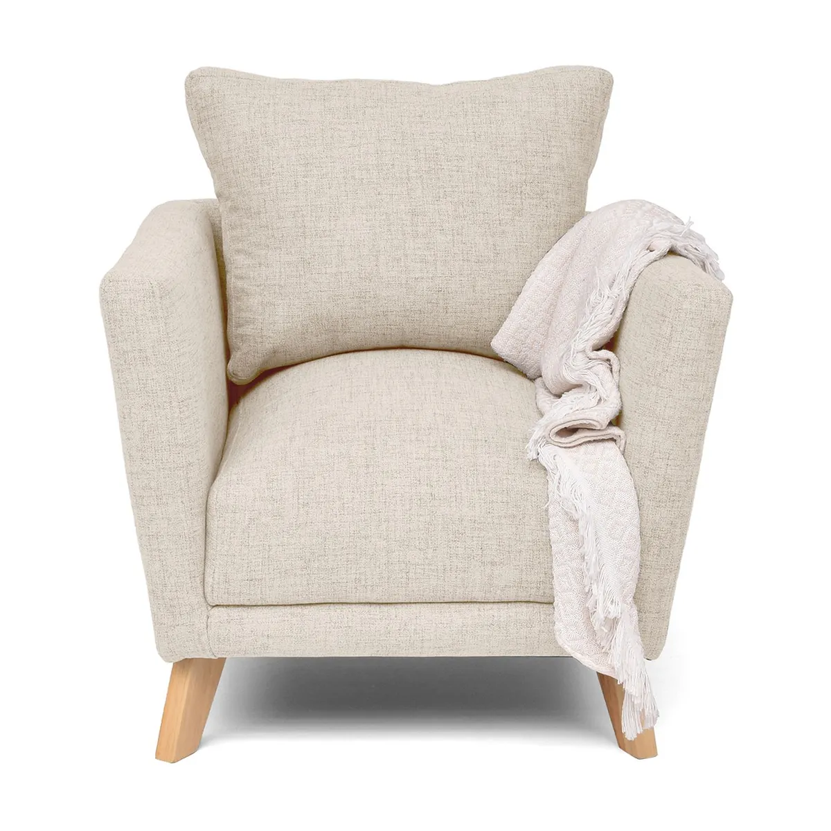 MICA - Poltrona Moderna Tela Túnez 90 x 80 x 80 cm Mica - Mueble