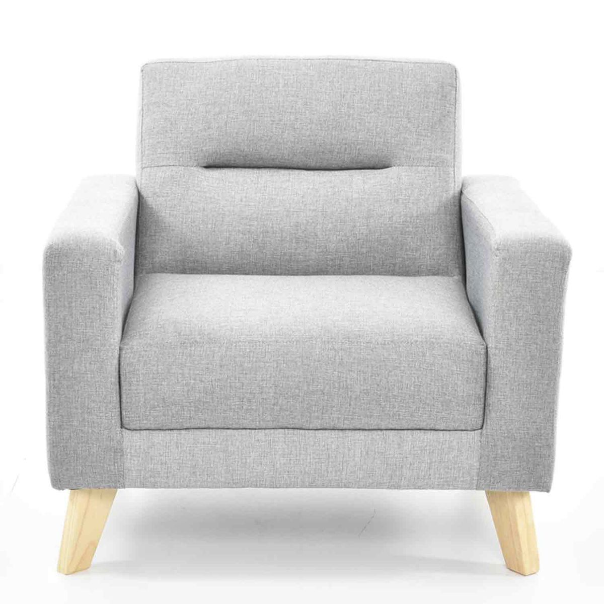 MICA - Poltrona Moderna Tela Seúl 83 x 86 x 83 cm Mica - Mueble
