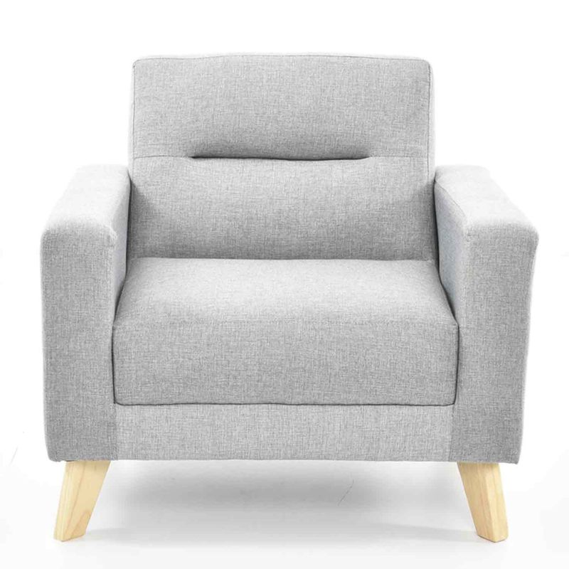 MICA - Poltrona Moderna Tela Seúl 83 x 86 x 83 cm Mica - Mueble
