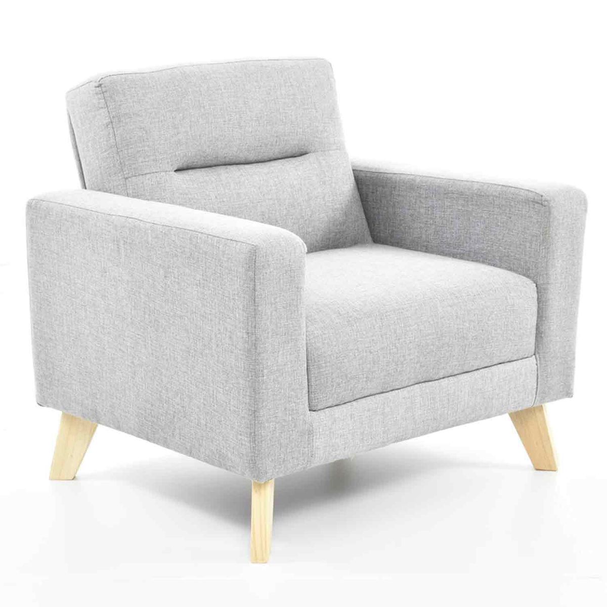 MICA - Poltrona Moderna Tela Seúl 83 x 86 x 83 cm Mica - Mueble