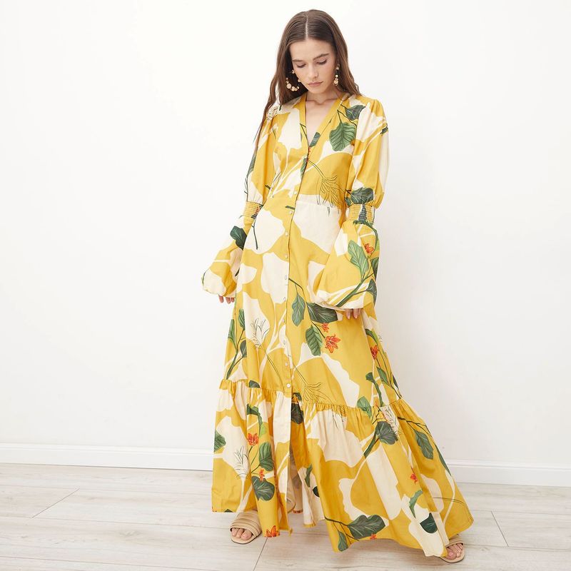 ANDRES OTAROLA - Vestido Largo Andrés Otálora x Falabella