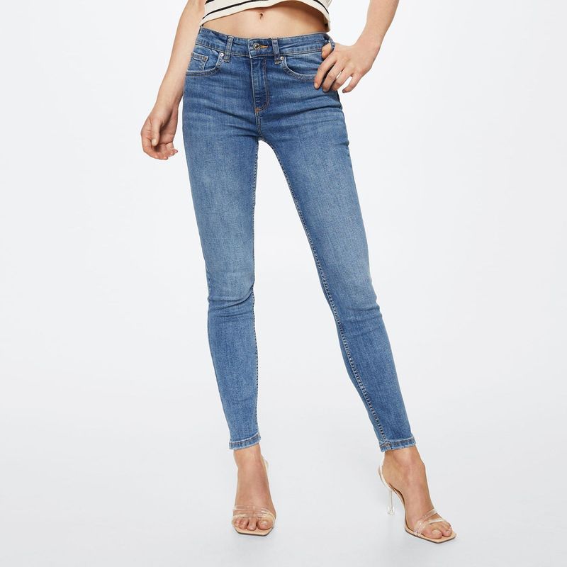 MANGO - Jean Push Up Tiro Bajo Mujer MANGO