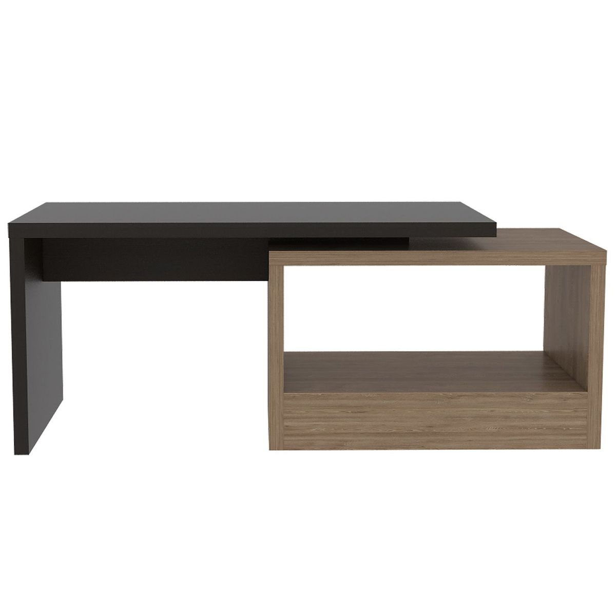 RTA MUEBLES - Mesa de Centro Moderna Rectangular  en Aglomerado MDP  100 x 40 x 45 cm RTA Design  - Mueble