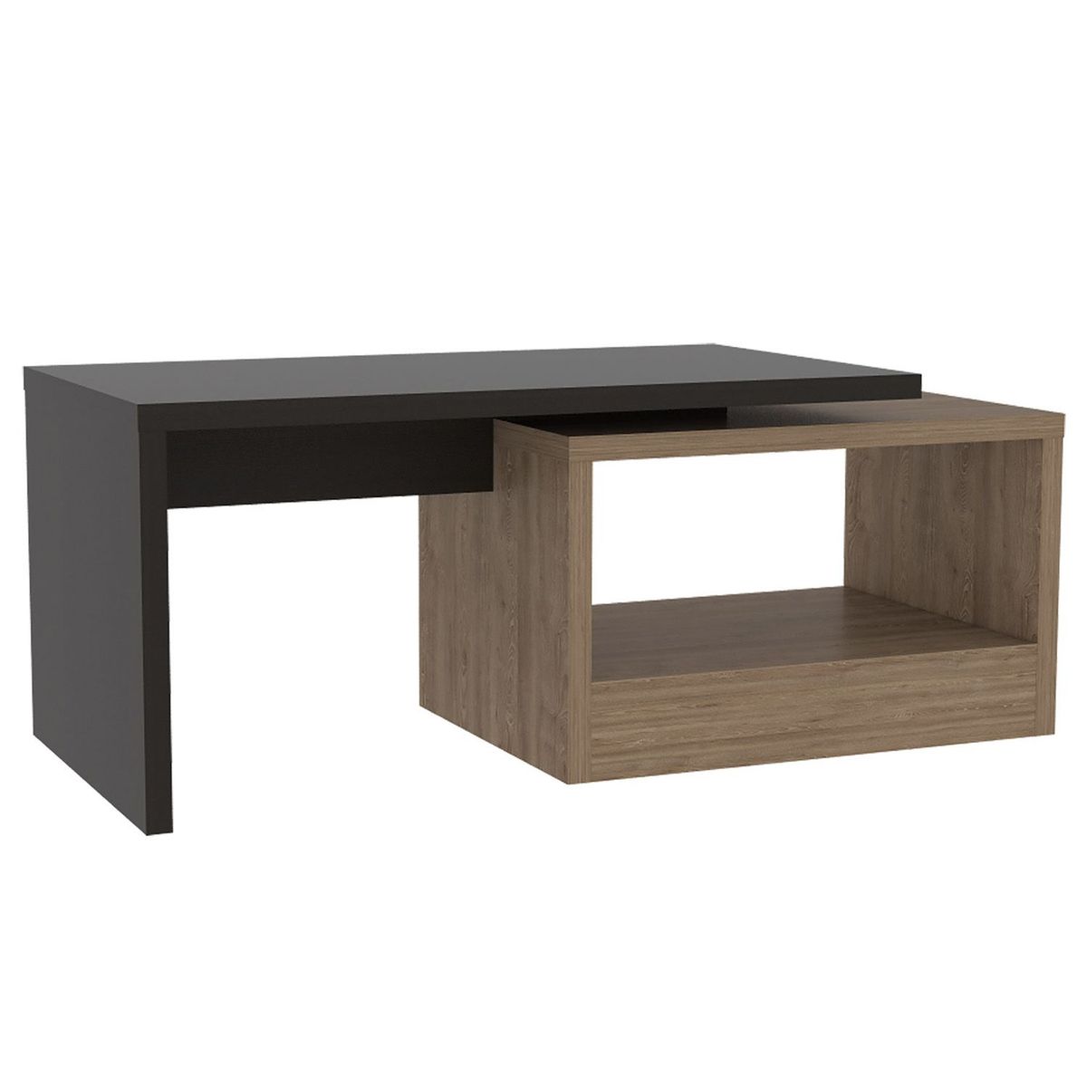 RTA MUEBLES - Mesa de Centro Moderna Rectangular  en Aglomerado MDP  100 x 40 x 45 cm RTA Design  - Mueble
