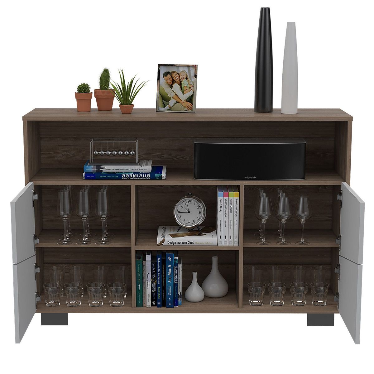 RTA MUEBLES - Bifé Moderno 2 Puertas 123 x 82 cm RTA Design - Mueble