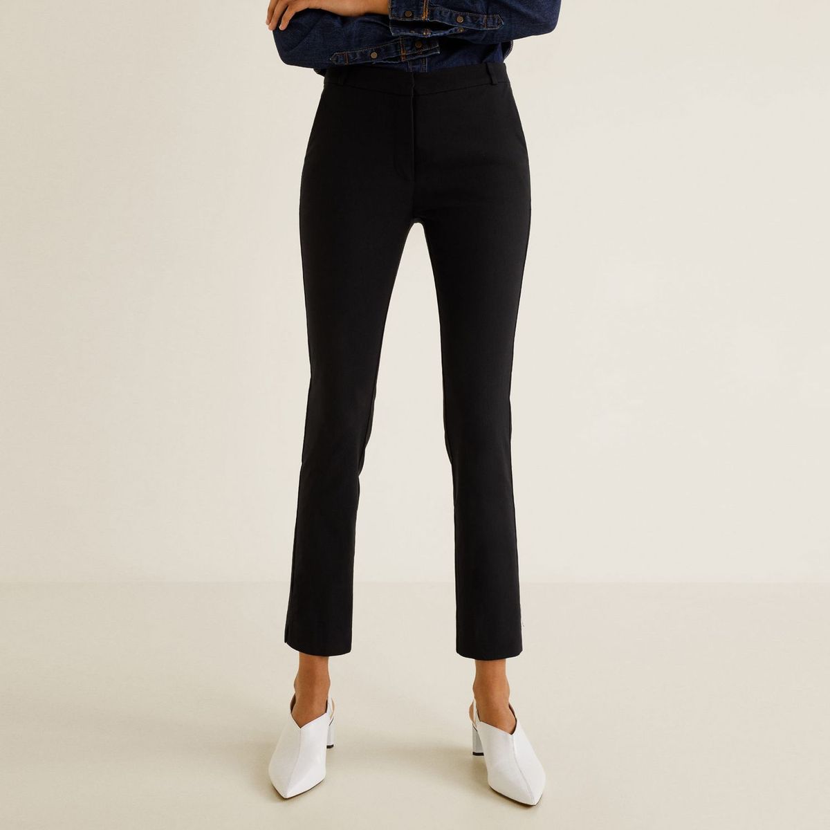 MANGO - Pantalón Cola Regular