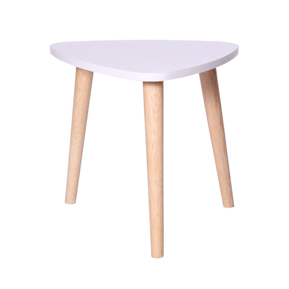 DKO DESIGN - Mesa Auxiliar Moderna Triangular en Aglomerado MDF 40 x 35 x 40 cm Dko Design  - Mueble