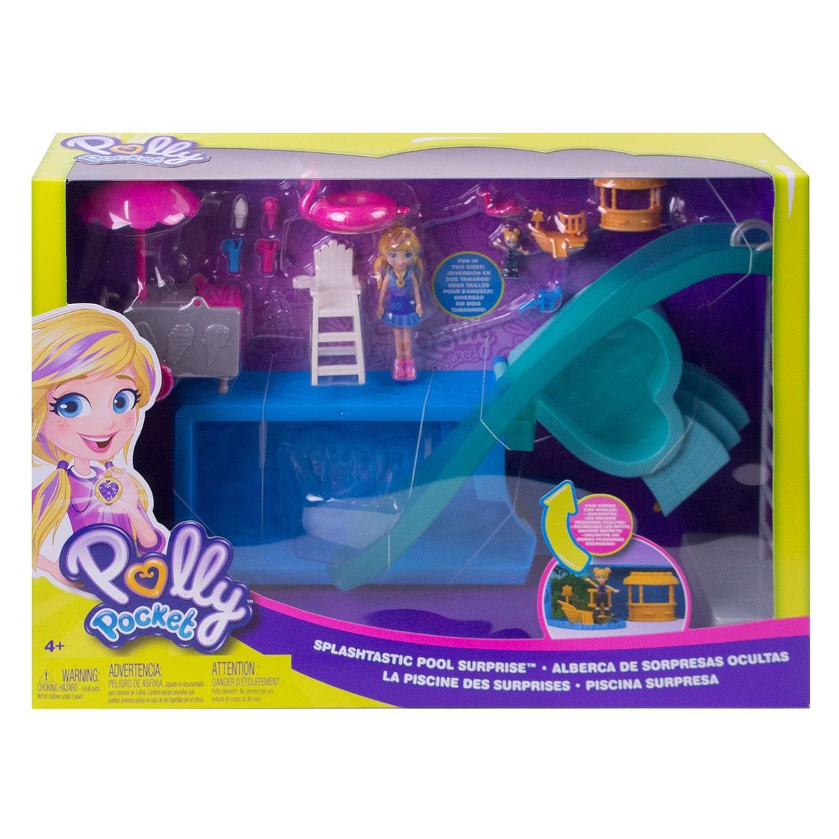 POLLY POCKET - Polly Pocket Alberca de Sorpresas Ocultas