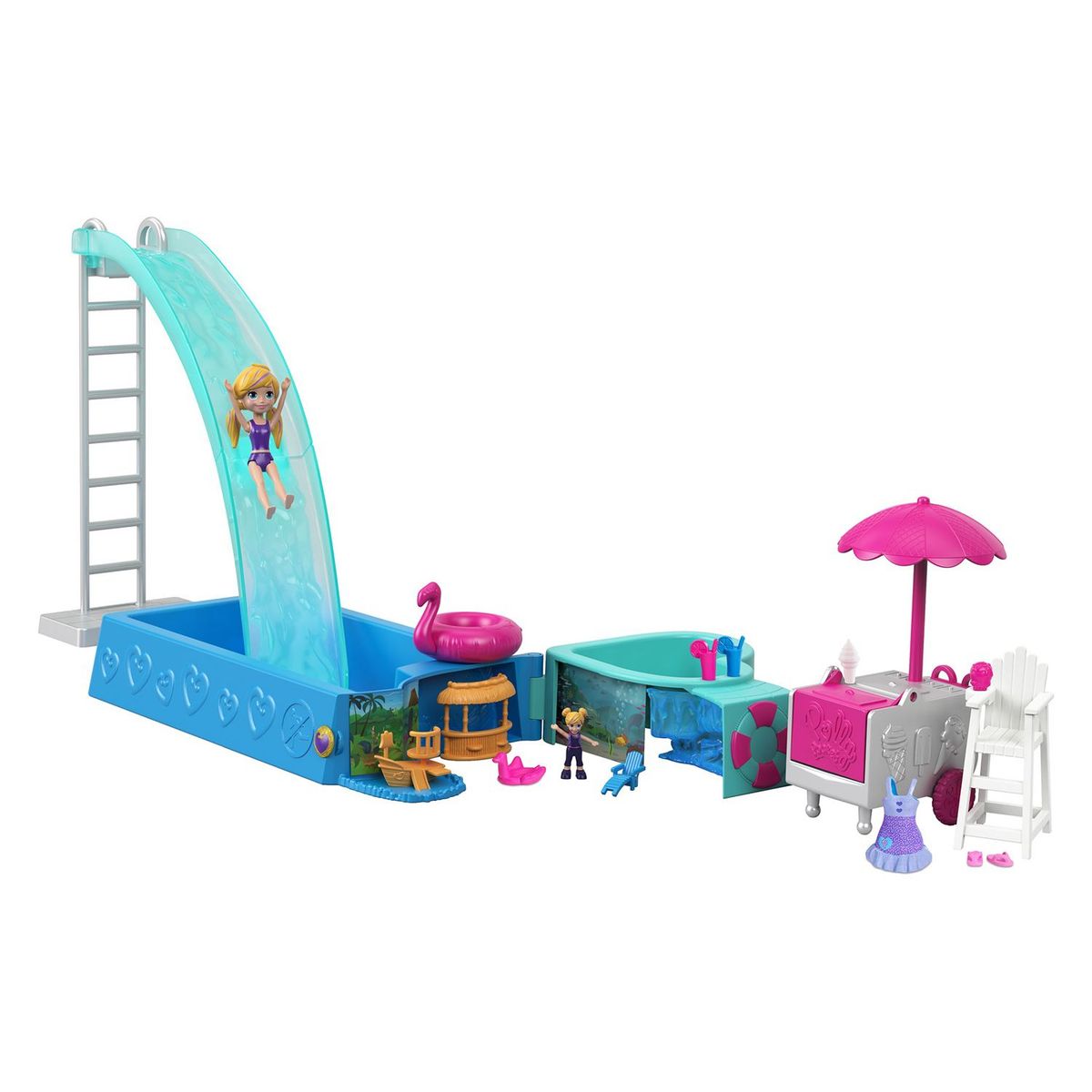 POLLY POCKET - Polly Pocket Alberca de Sorpresas Ocultas