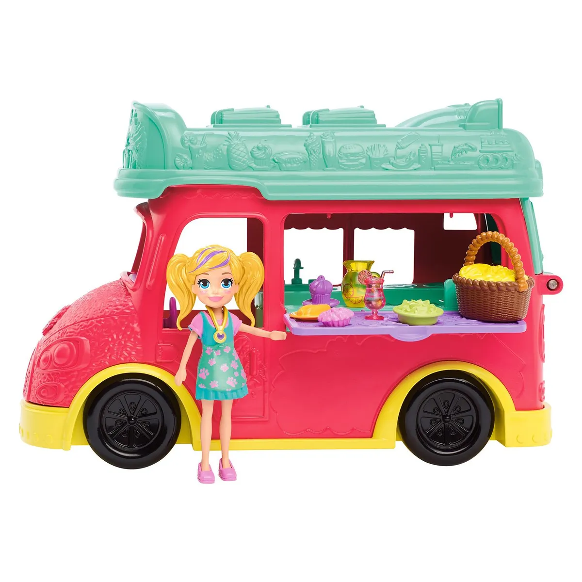 POLLY POCKET - Muñeca Polly Pocket Camión de Licuados