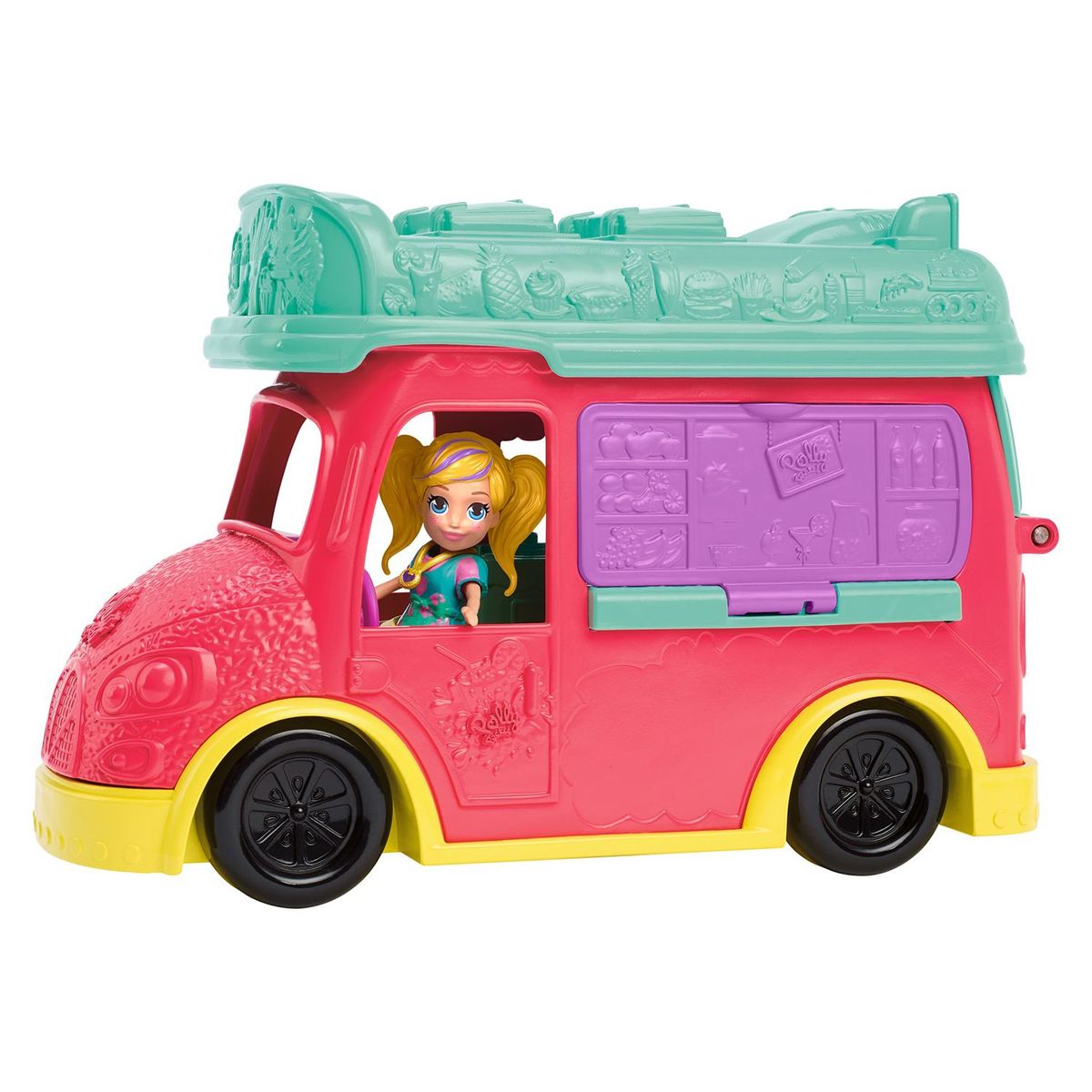 POLLY POCKET - Muñeca Polly Pocket Camión de Licuados