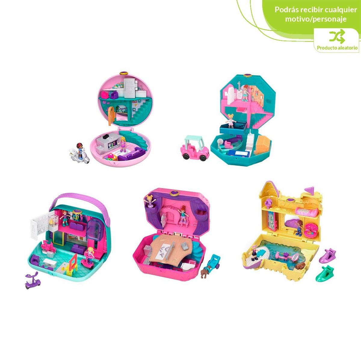 POLLY POCKET - Muñeca Polly Pocket Mini Mundos de Aventura