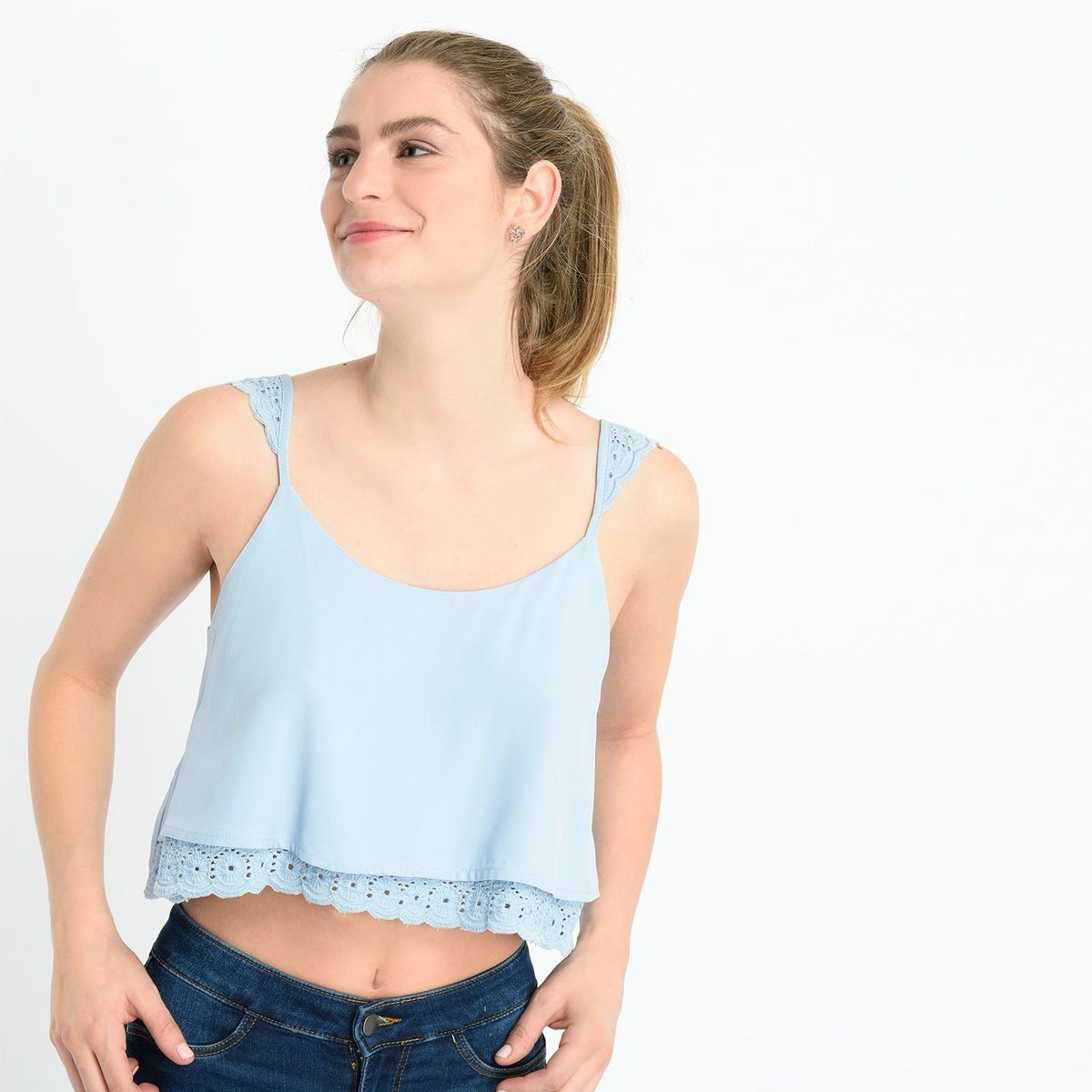 SYBILLA - Blusa Mujer Sin Mangas Sybilla