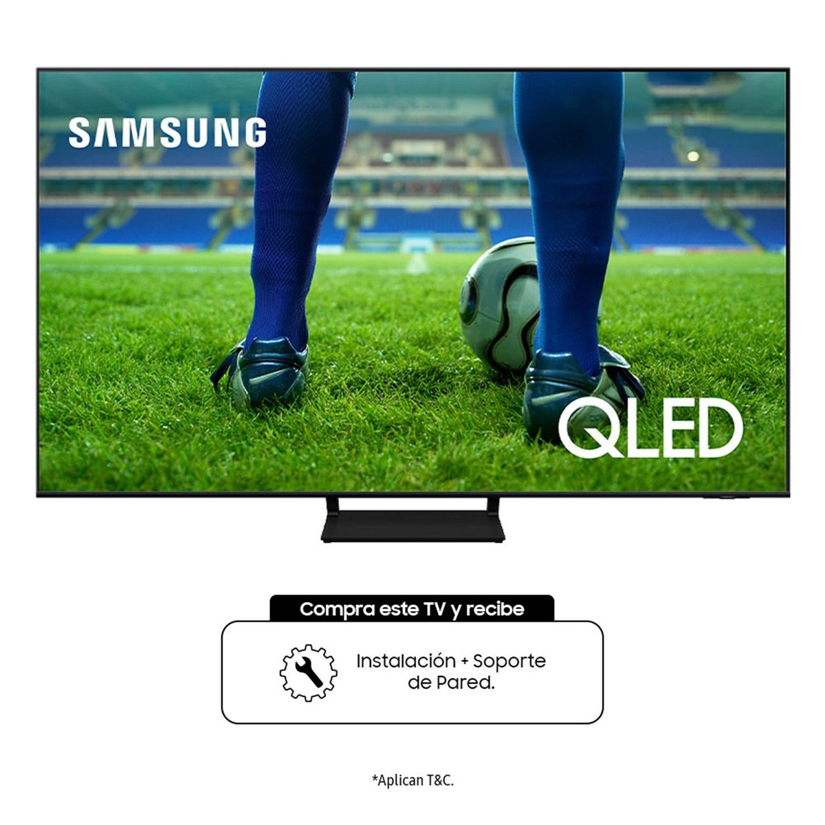 SAMSUNG - Televisor Samsung 85 pulgadas QLED 4K Ultra HD Smart TV