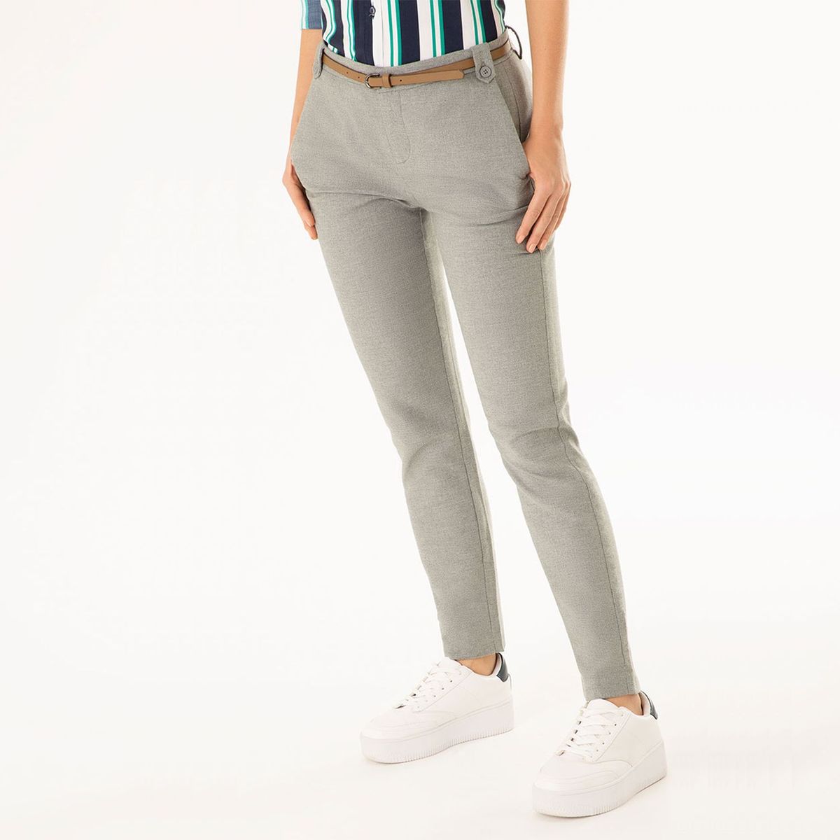  - Pantalón Recto Mujer Gef