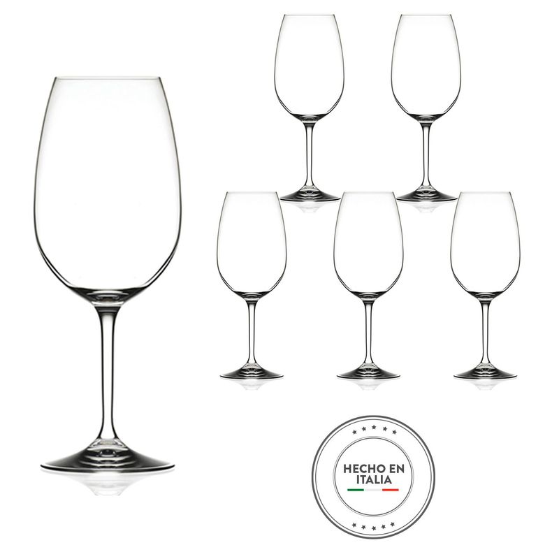 RCR - Copa de cristal RCR: para vino 6 piezas