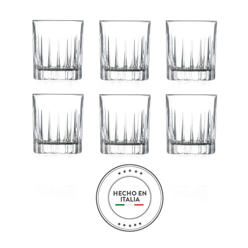 RCR - Vaso de cristal shot RCR: 6 piezas