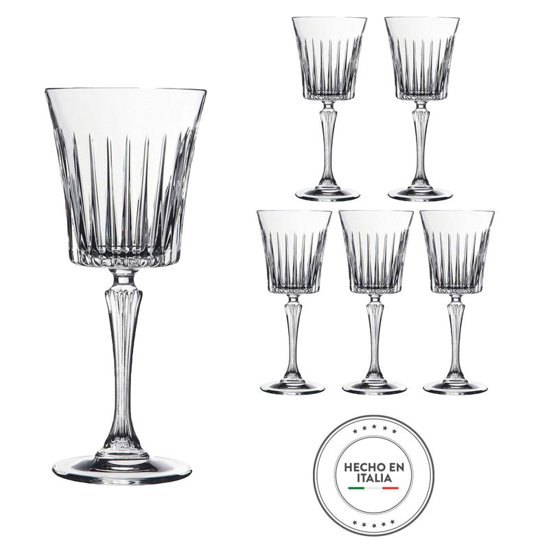 RCR - Copa de cristal RCR: para vino 6 piezas