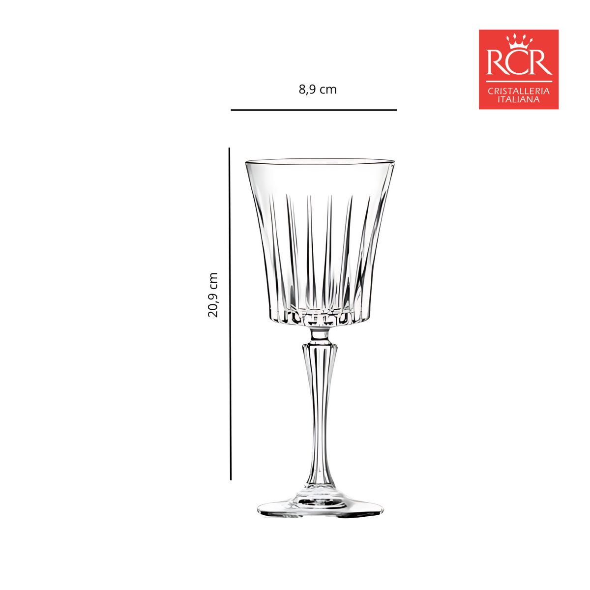 RCR - Copa de cristal RCR: para vino tinto 6 piezas