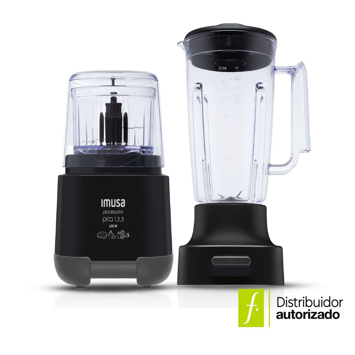 Imusa - Procesadora de Alimentos Imusa con Vaso 650W 1 Velocidad