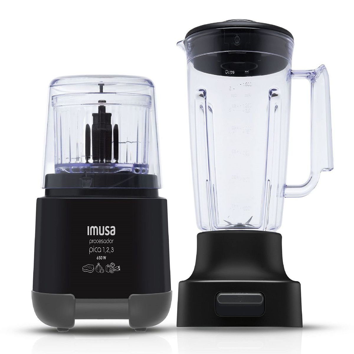 Imusa - Procesadora de Alimentos Imusa con Vaso 650W 1 Velocidad