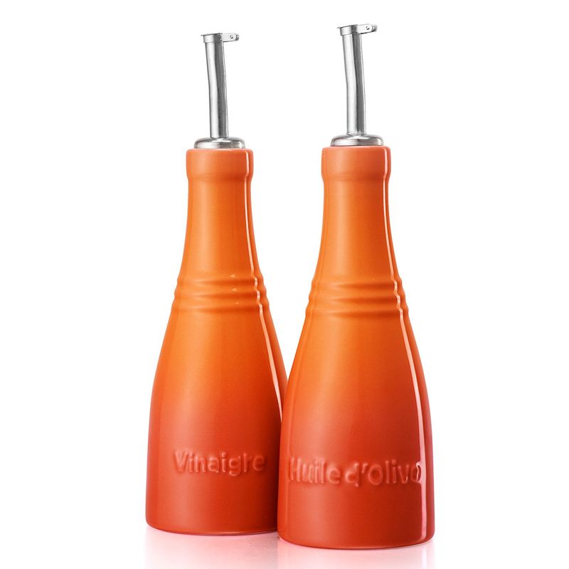 LE CREUSET - Set de Vinagre y Aceite Flame