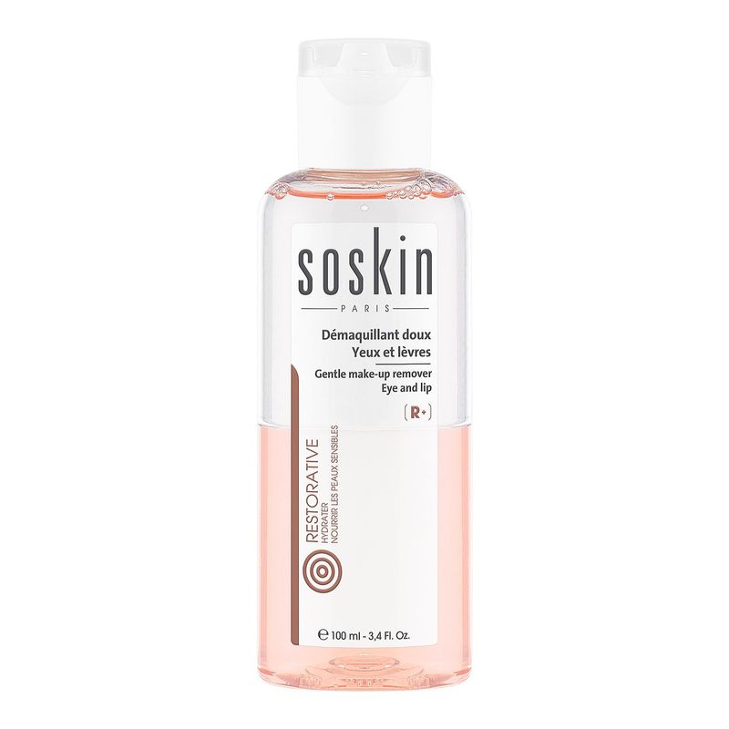 SOSKIN - Desmaquillador Soskin Gentle Make-Up Remover Eyes And Lips Desmaquilla Eficazmente y Sin Esfuerzo 100 ml