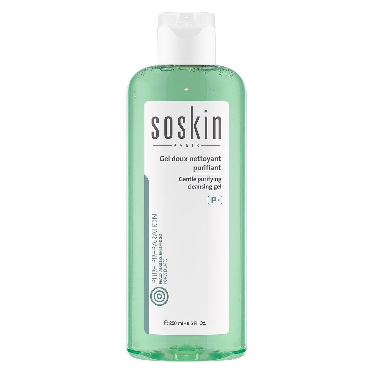 SOSKIN - Gel Limpiador Facial Soskin Gentle Purifying Cleansing Gel Para Pieles Mixtas 250 ml