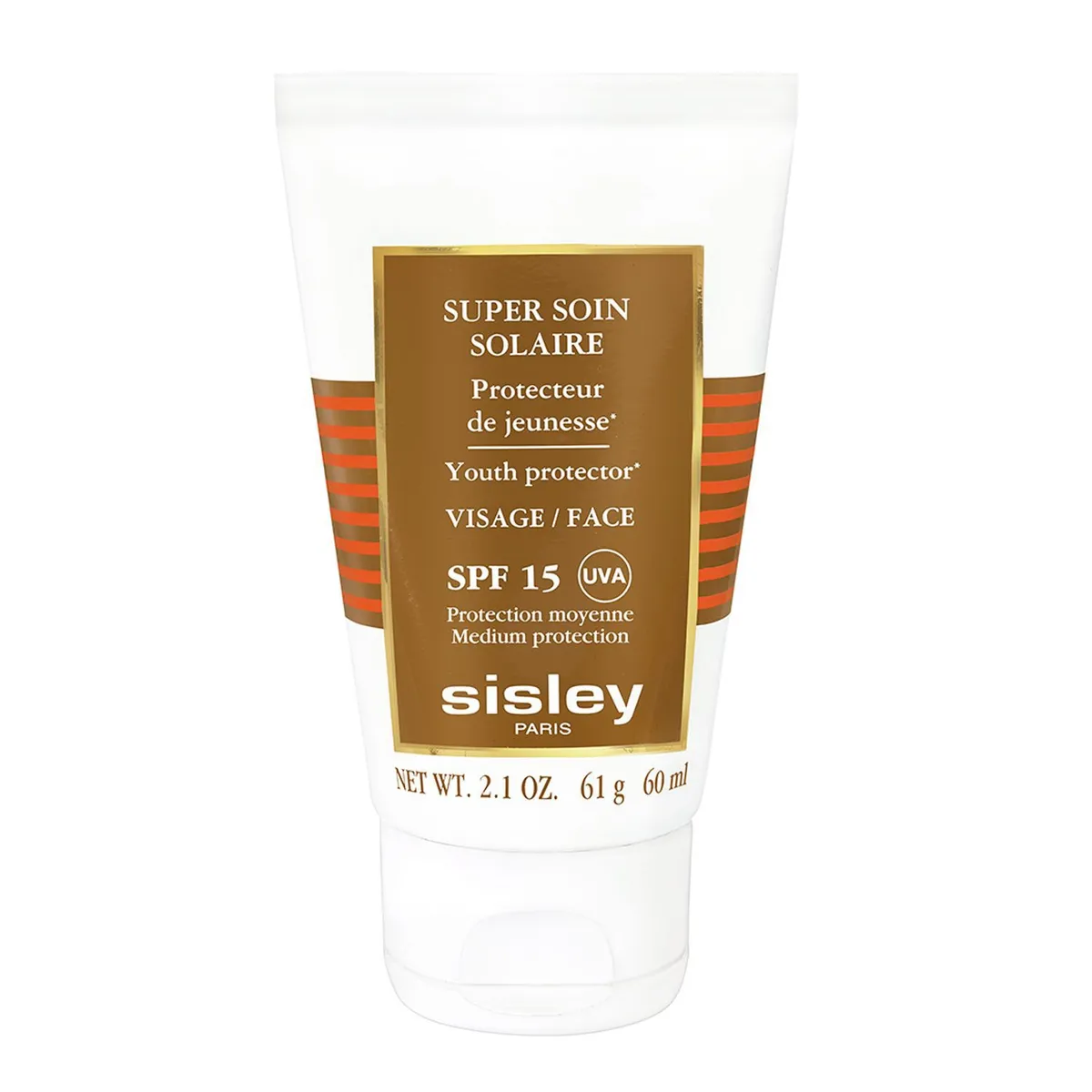 SISLEY PARIS - Protector Solar Sisley Super Soin Solaire Visage SPF 15 Todo Tipo de Piel 60 ml