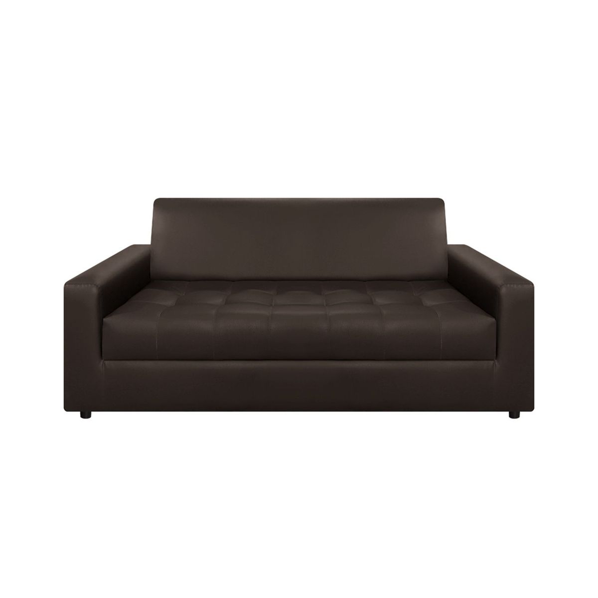 PULLMAN - Sofá Moderno Cuerina 2 Puestos Alondra 186 x 86 x 85 cm Colchones Pullman - Mueble