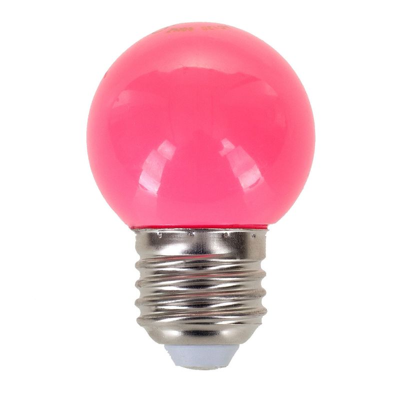LIENXO - Bombillo Led Lienxo Retro Golf Rosa 4.5 x 6.7 cm
