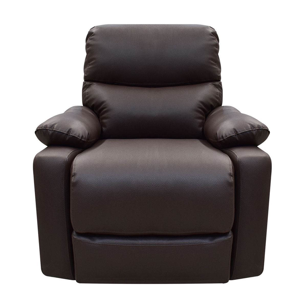 ELITE LIVING - Silla Reclinable 1 puesto Cuerina Mecánica Velara 85 X 105 X 80 cm Café Elite Living - Mueble - Mueble