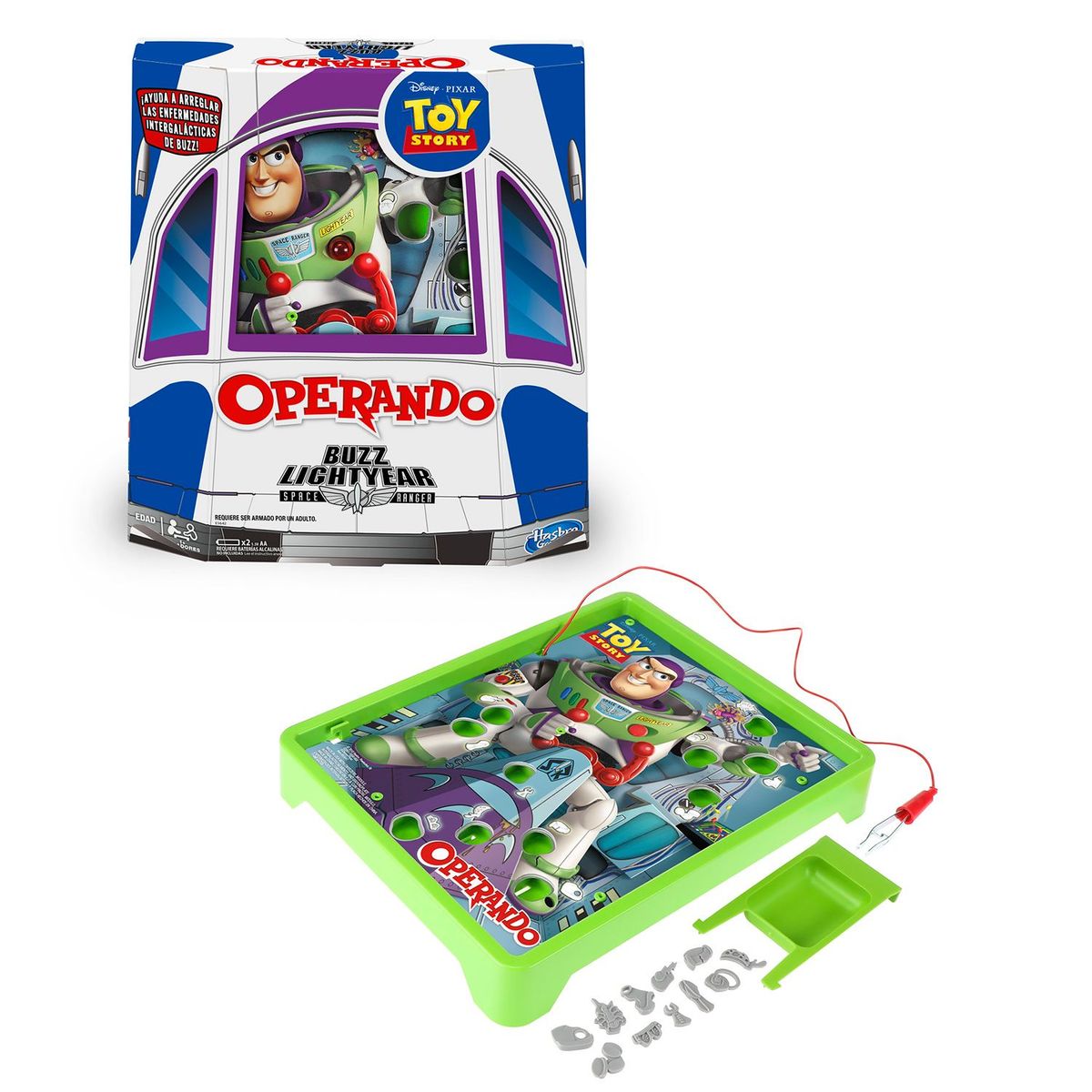 HASBRO - Juego de Mesa Operando Toy Story