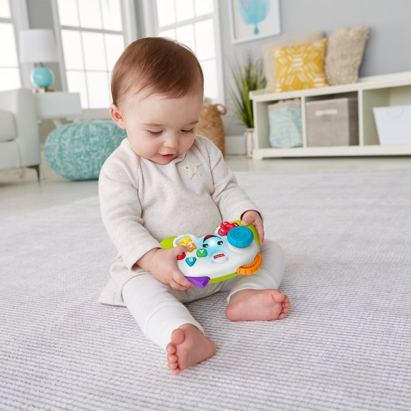 FISHER - Juguete de bebé Fisher Price Ríe y Aprende Control Juega y Aprende Conmigo