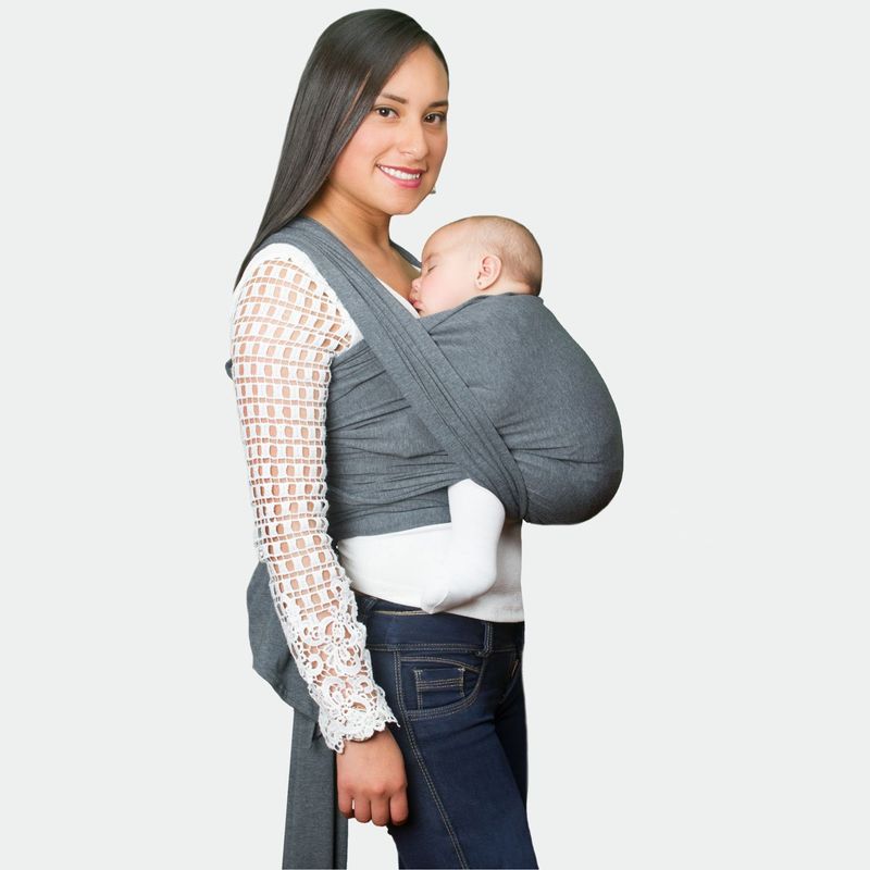 AYU - Fular Portabebés Elástico Ayu Ref Verso Gris
