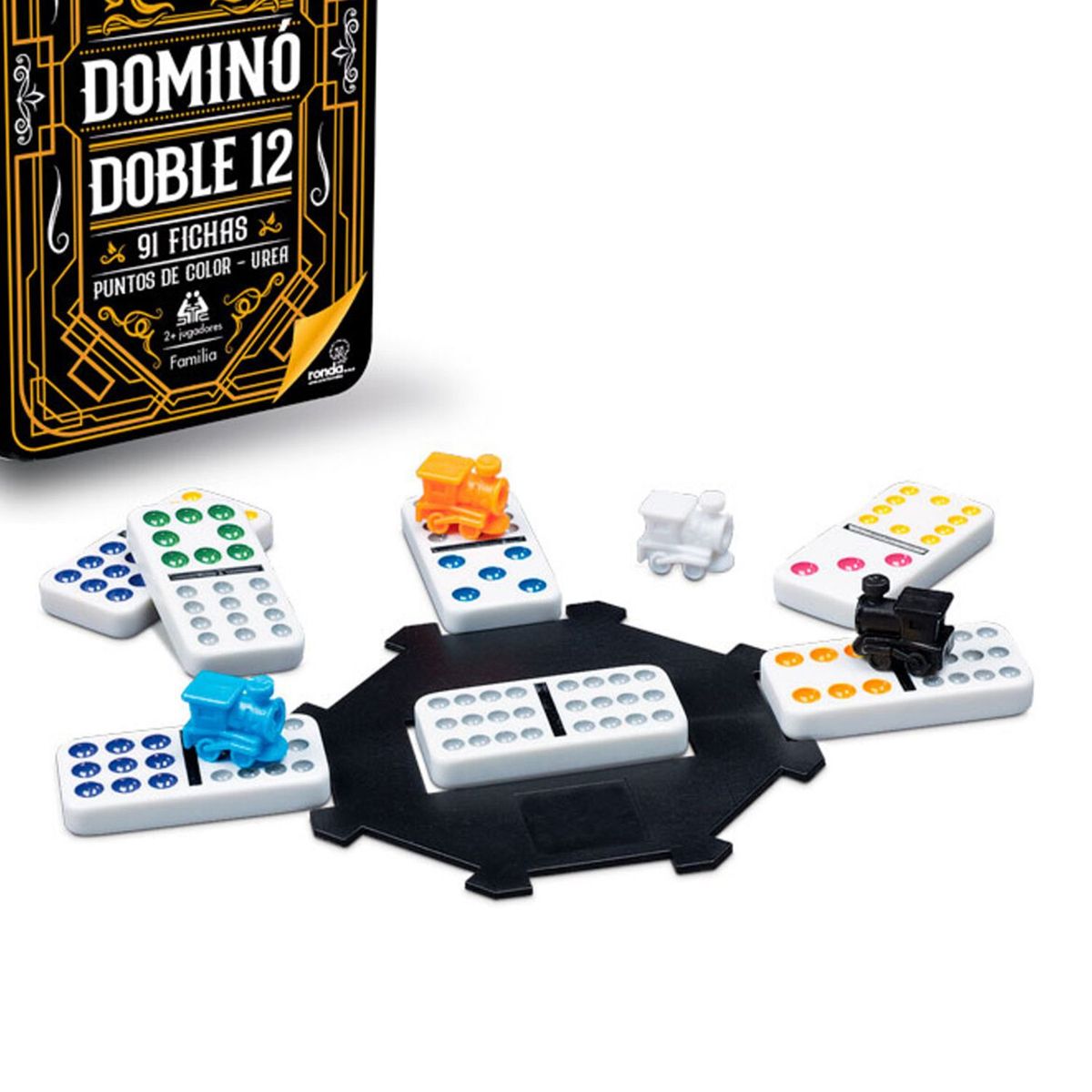 RONDA - Juego de mesa Dominó Doble 12