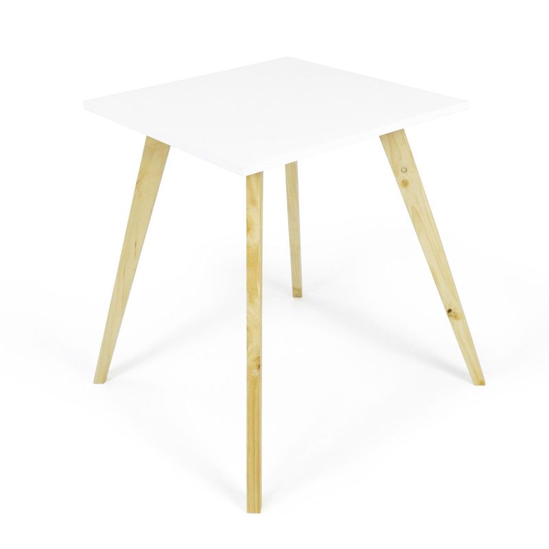 MICA - Mesa Auxiliar Moderna Rectangular en Aglomerado MDF 40 x 60 x 50 cm Mica  - Mueble