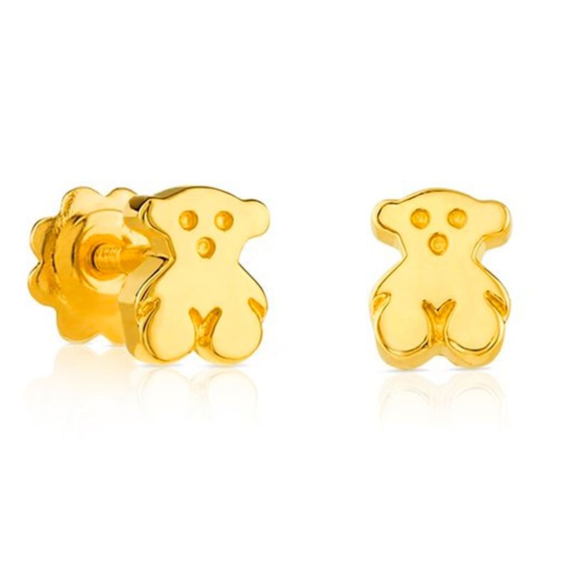 TOUS - Aretes  Tous Para Mujer Puppies kaos Icon Oro 