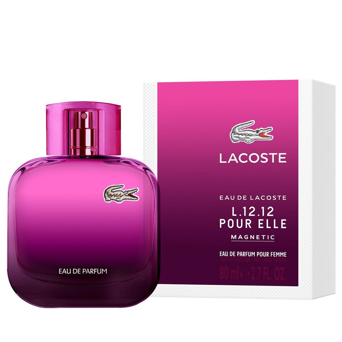 LACOSTE - Perfume Lacoste L.12.12 Magnetic Mujer 80 ml Eau de parfum 