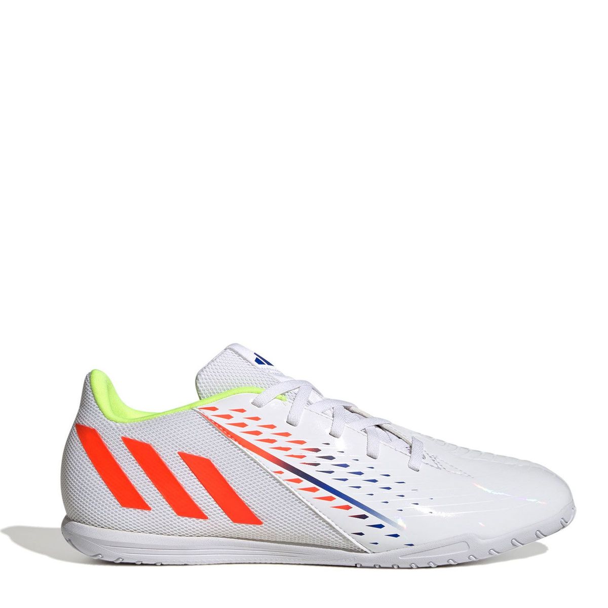 ADIDAS - Guayos Adidas Predator Edge.4 Para Cancha Sintetica - Suela Sin Taches O Lisa. Zapatilla De Fútbol, Color Blanco De Hombre Con Cordones