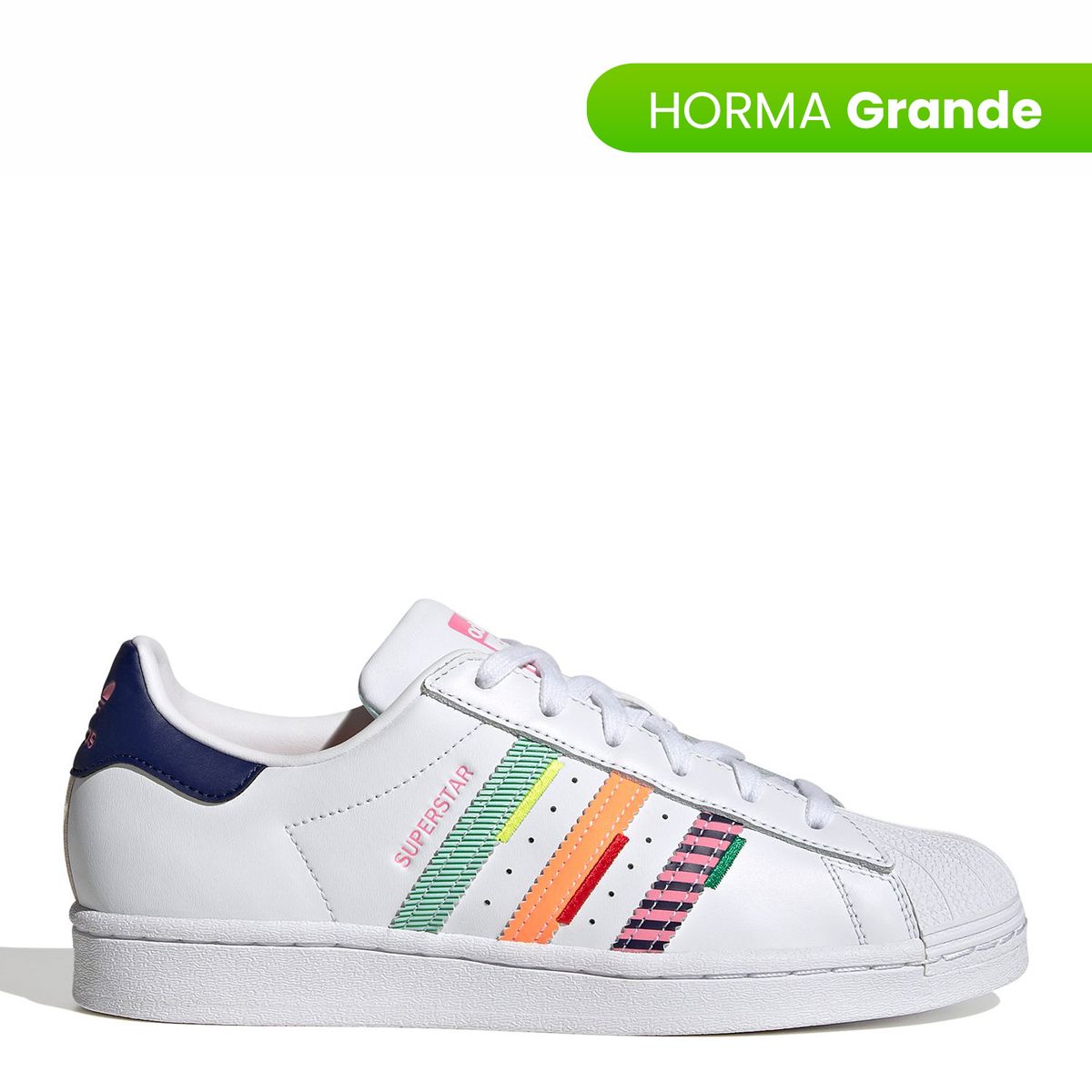 ADIDAS ORIGINALS - Tenis Adidas Originals Mujer Moda Superstar Horma Grande