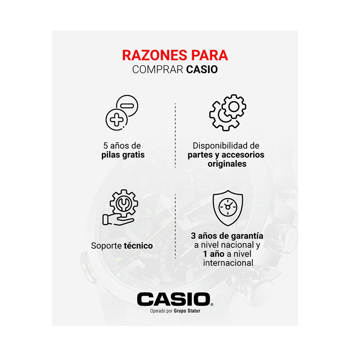 CASIO - Reloj Despertador